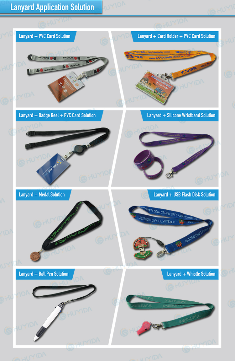 Printed Neck Lanyard for Keys and ID Badge