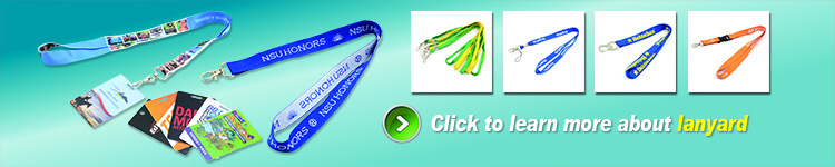 Printed Neck Lanyard for Keys and ID Badge