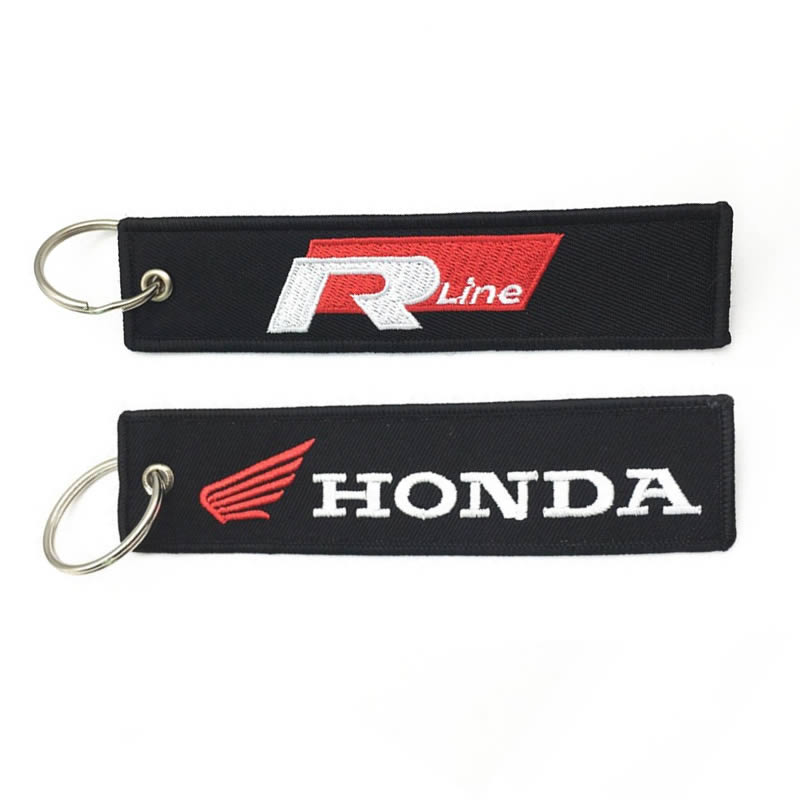 Fabric Embroidered Keychain Fabric Embroidered Keychain