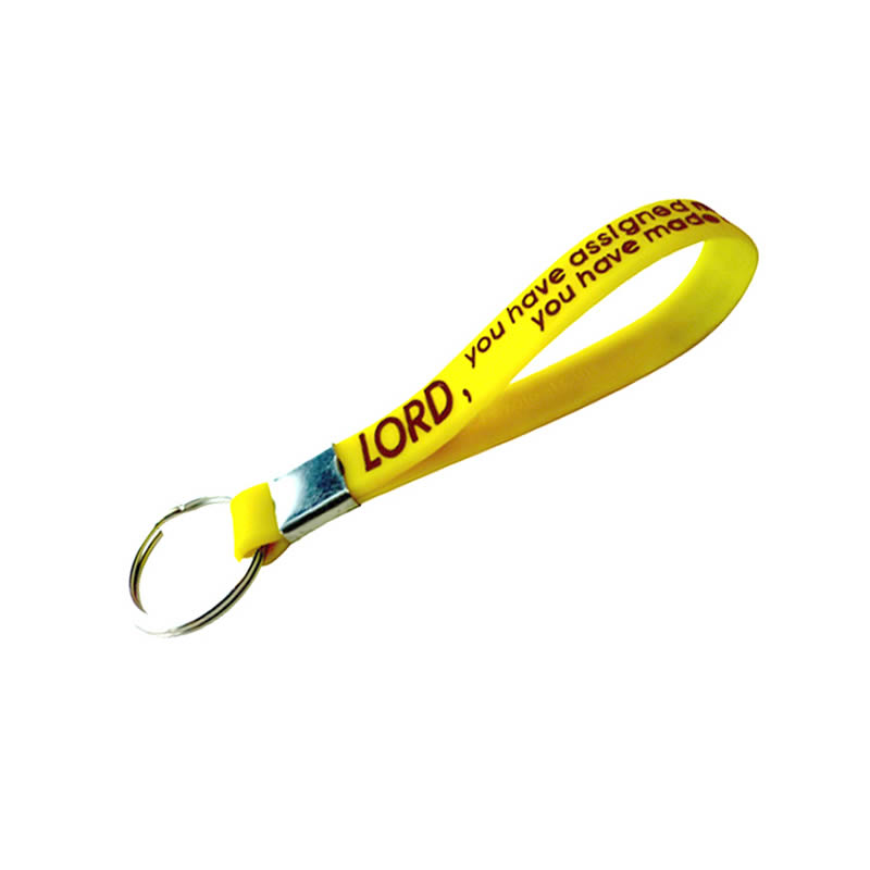 Custom Silicone Wristband Keychains