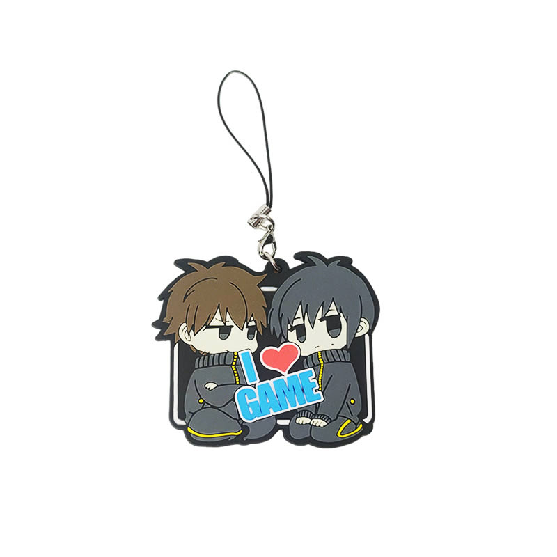 Custom 2D Soft PVC Keychains