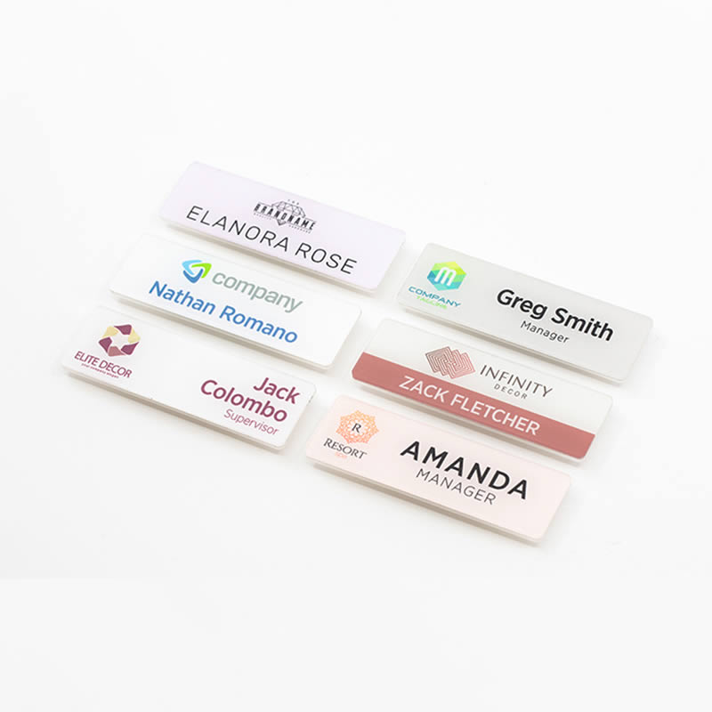 Wooden Name Badges Personalized