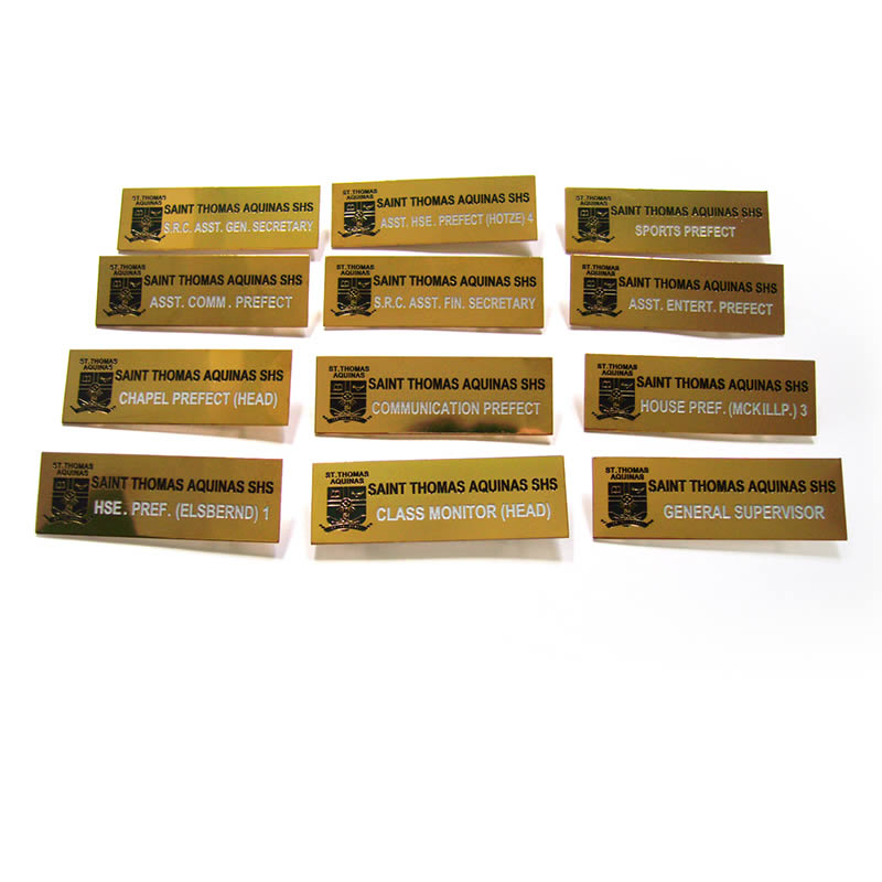 Wooden Name Badges Personalized